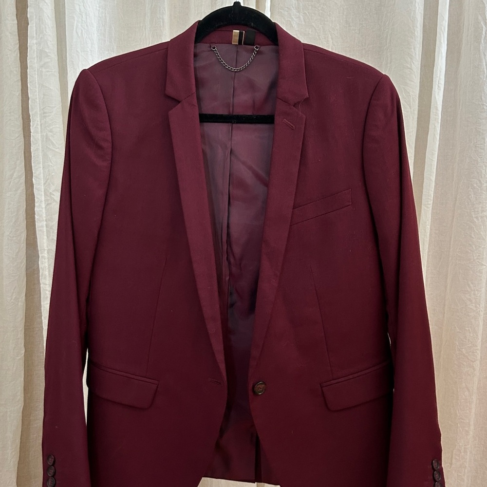 Women’s  Burgundy Blazer